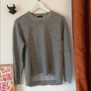 J crew gray sweater, size s